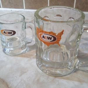 A&W Glass Mugs